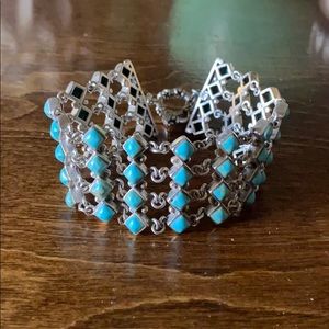 Sterling Silver turquoise stone vintage bracelet